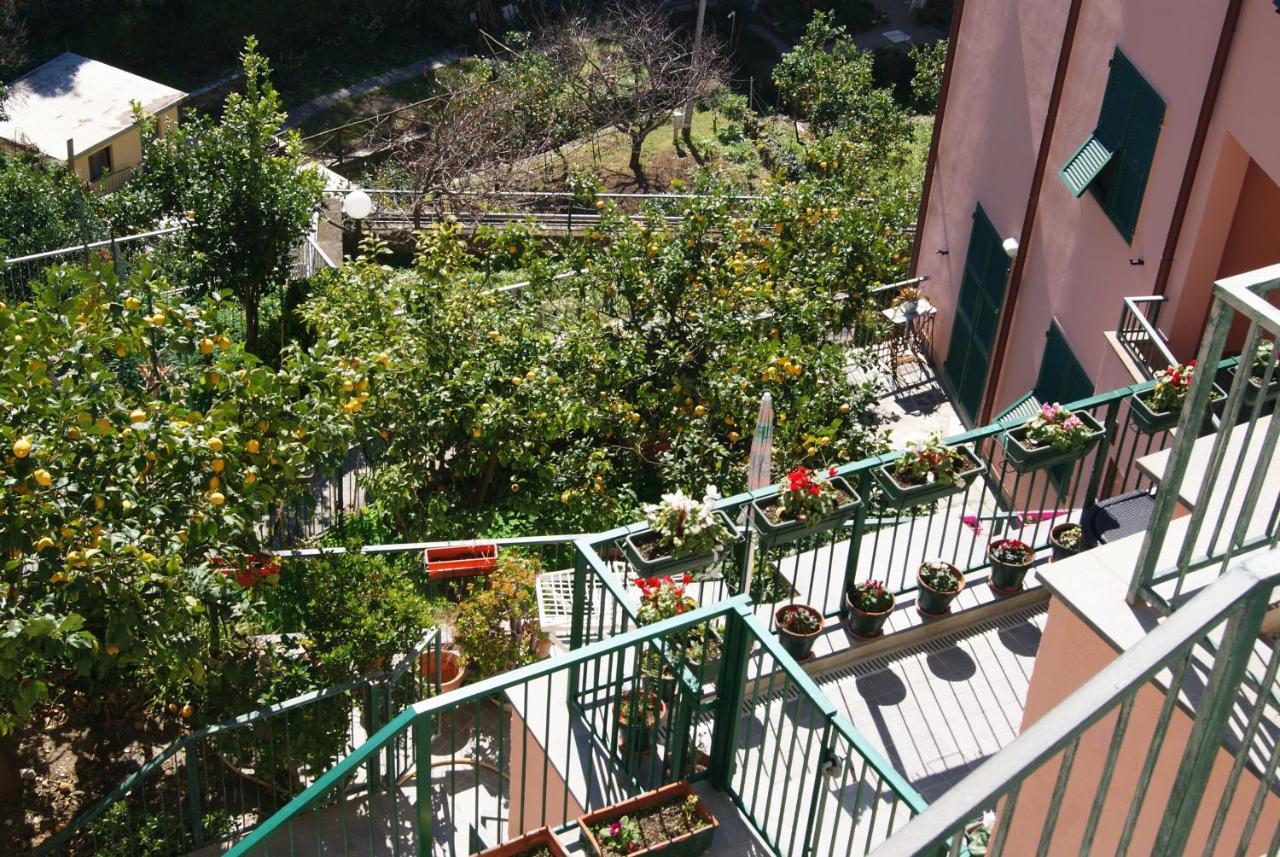 モンテロッソ・アル・マーレChez Reny Terrazza Vista Mareアパートメント エクステリア 写真
